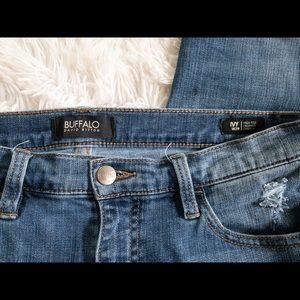 Buffalo David Bitton High Rise Cropped Jeans